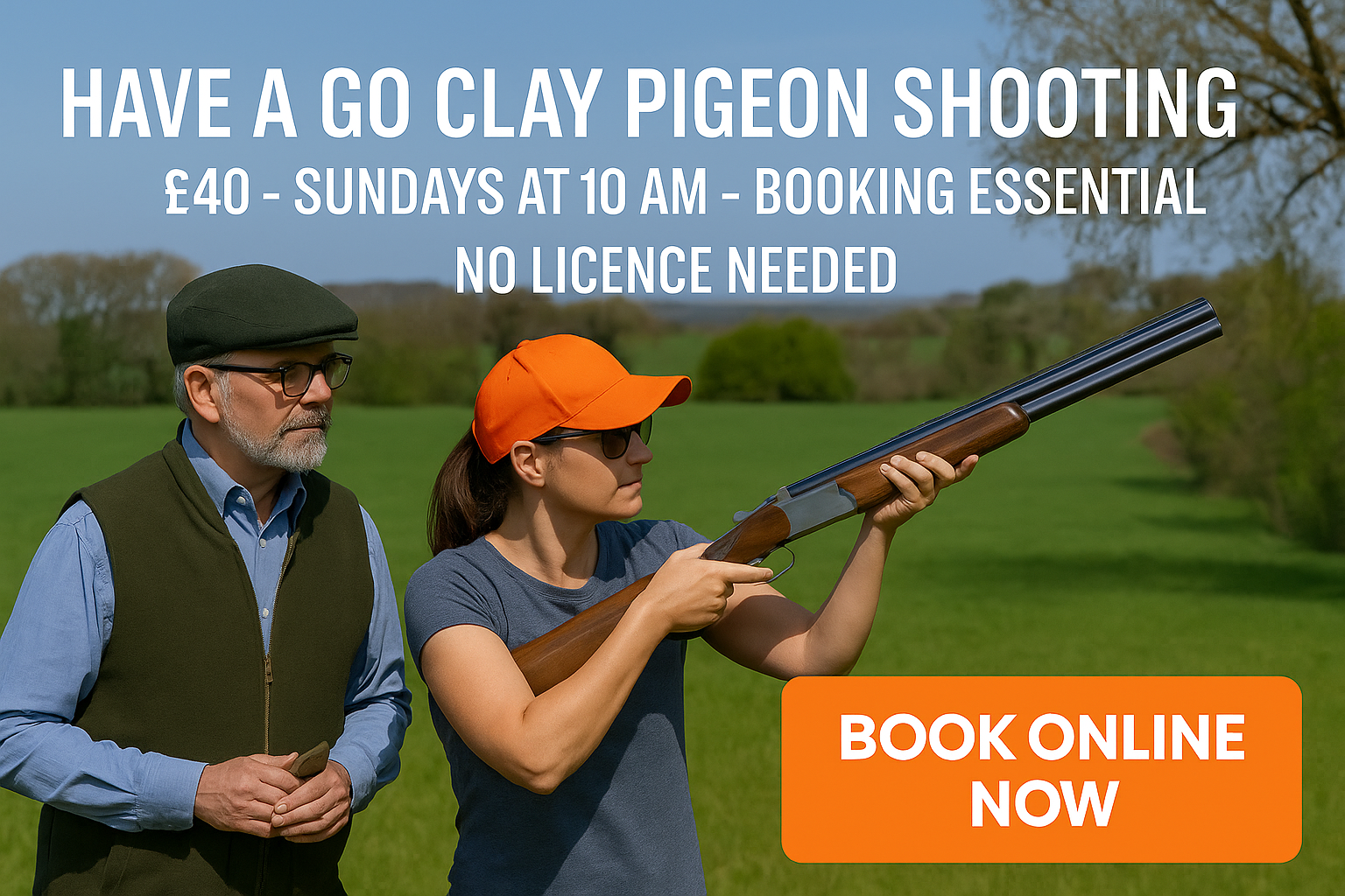 try clay pigeon shooting in Bristol