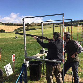 clay pigeon shooting bristol range