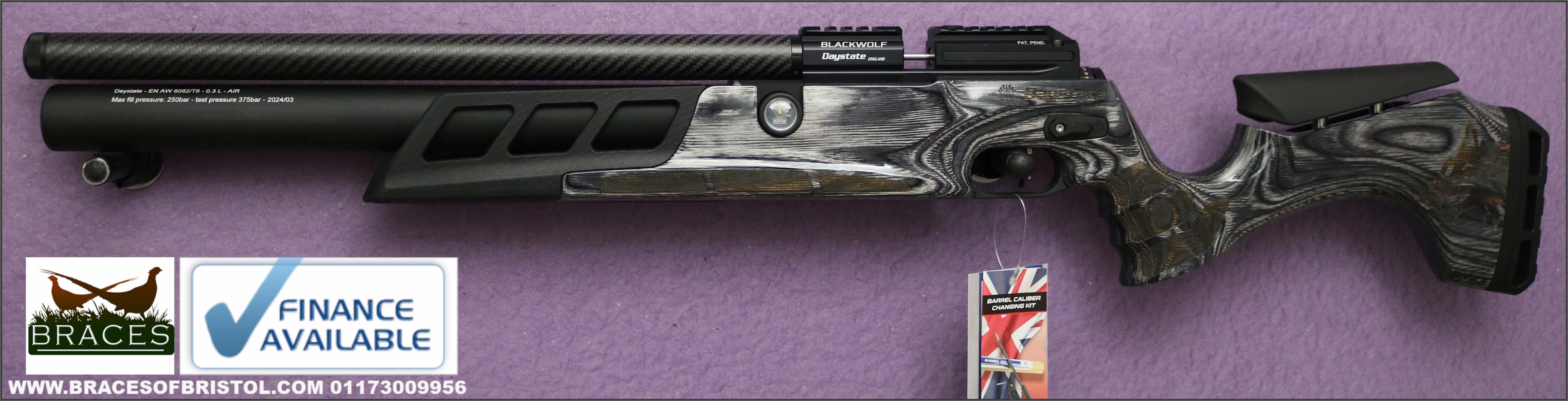 Daystate Black Wolf Laminate Cylinder .177