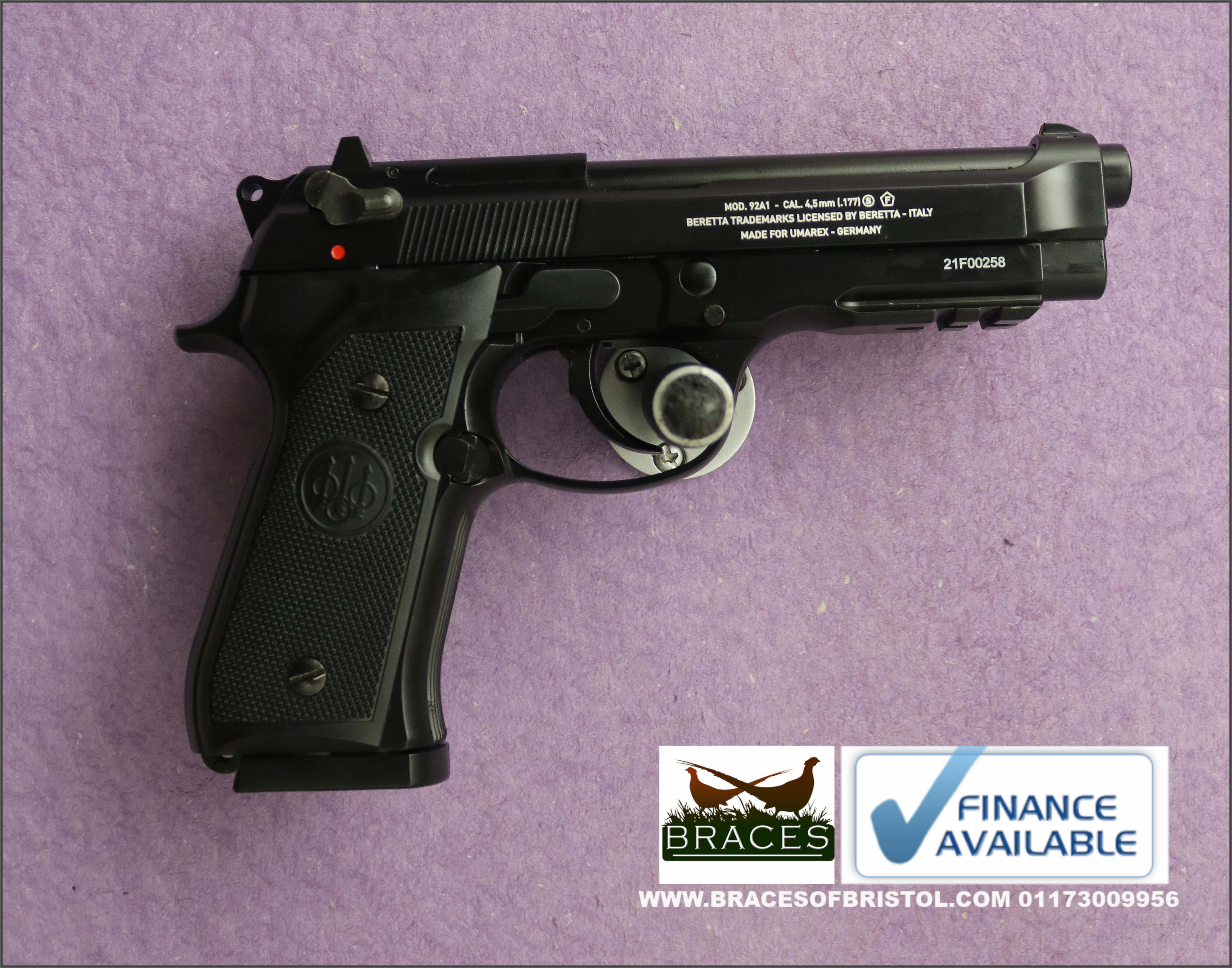 Umarex BERETTA M92 A1 BLACK .177 (BB)