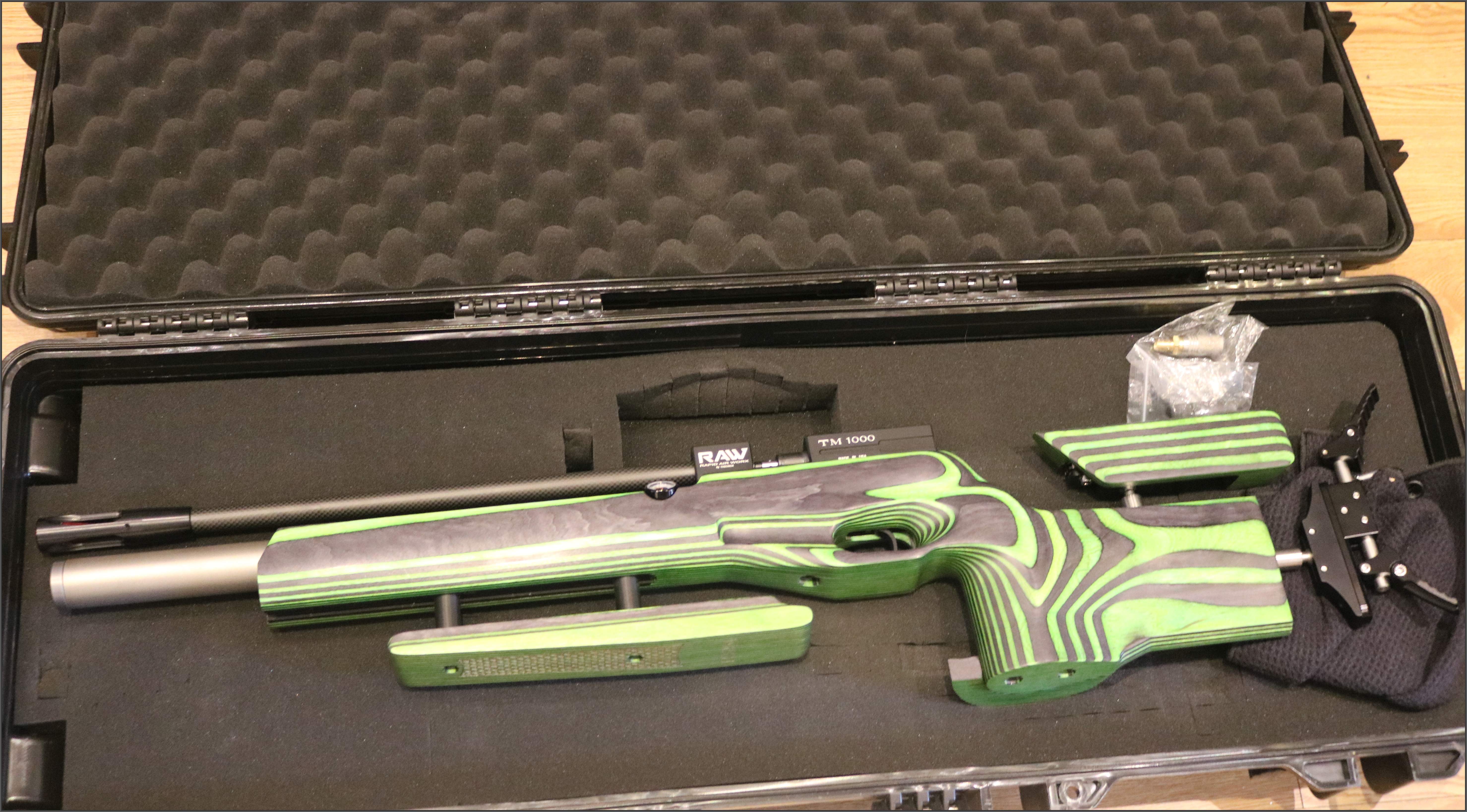 RAW Tm 1000 Green Laminate With Hamster .177
