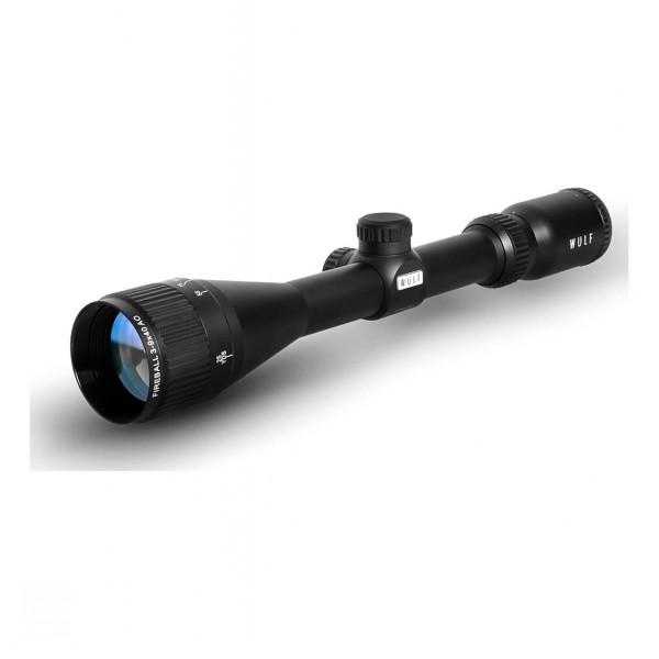 WULF FIREBALL 3-9x40 AO SFP RIFLE SCOPE INCL. MOUNTS