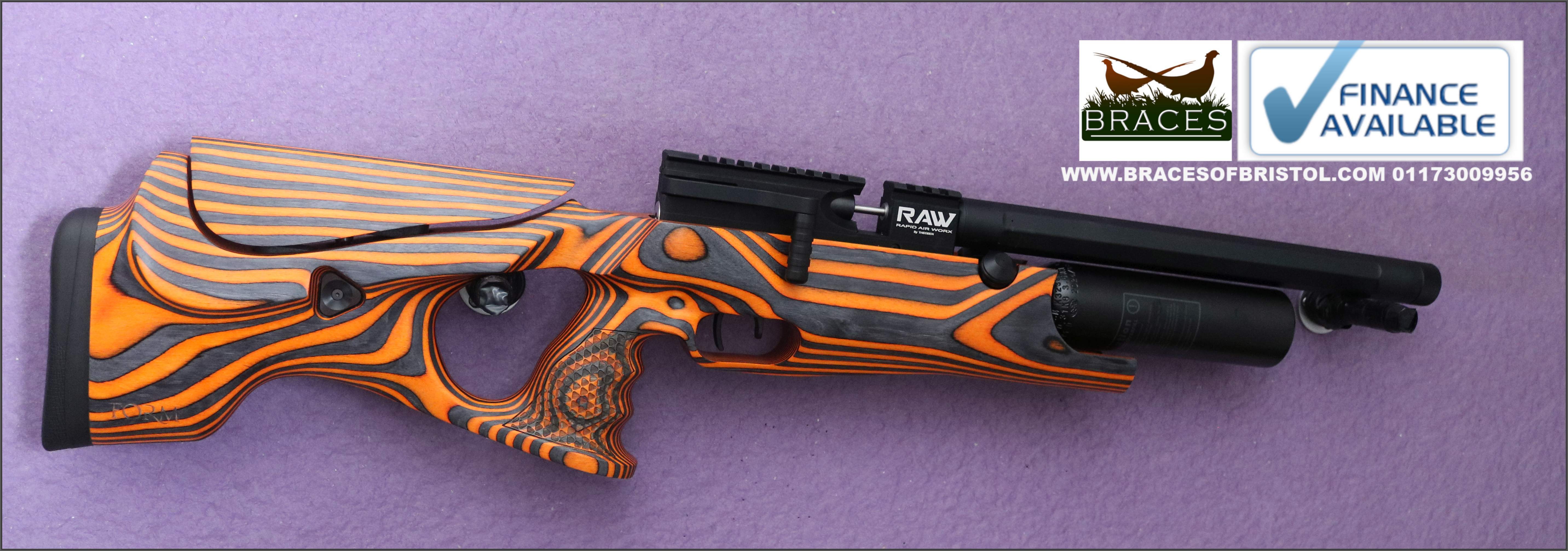 RAW Hm100 Micro Hunter Orange Laminate .177